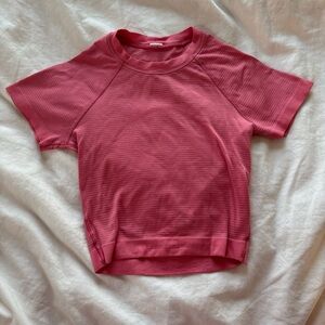 Pink Short Sleeve Top